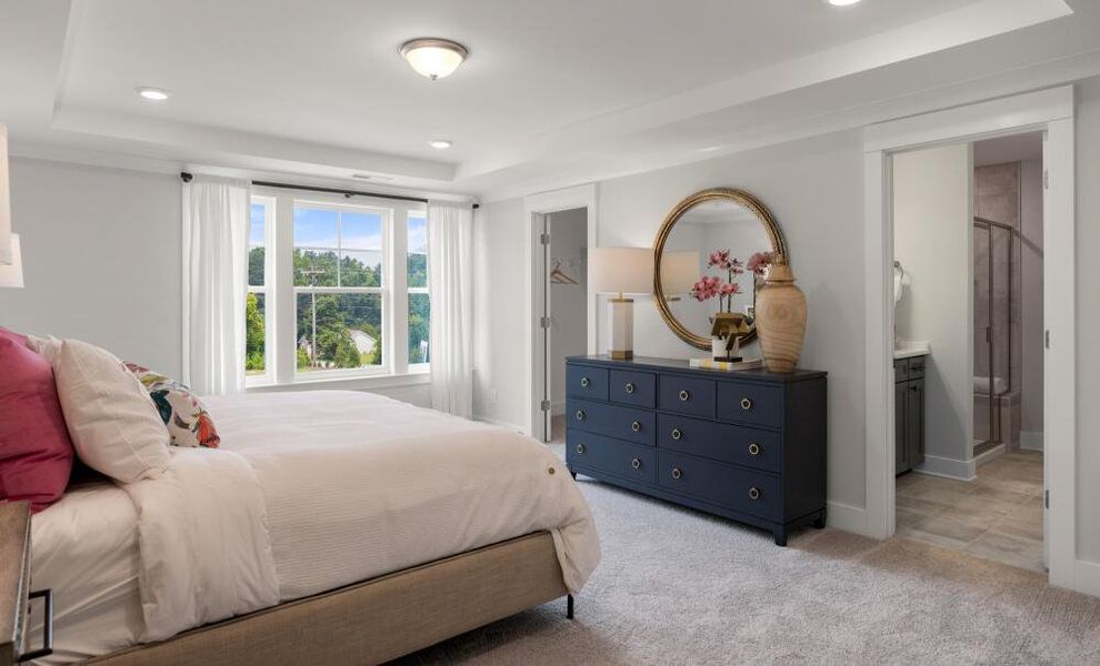 Furnished interior in a model home at Villas at Dawsonville Townhomes in Dawsonville (Image 20). Furnished interior in a model home at Villas at Dawsonville Townhomes in Dawsonville (Image 20).