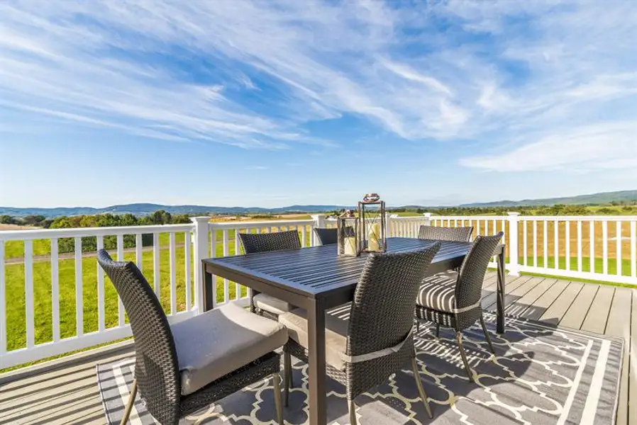 Enjoy your very own private backyard space with an included deck.