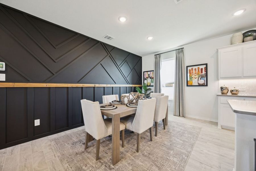 Furnished interior in a model home at Churchill in Anna (Image 13).