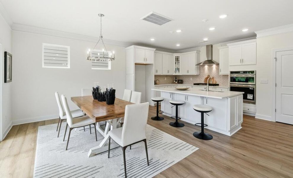 Furnished interior in a model home at The Grove at Bratton Park in York (Image 21). Furnished interior in a model home at The Grove at Bratton Park in York (Image 21).