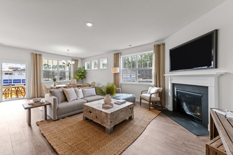 Furnished interior in a model home at Bayberry Park in New Bern (Image 24). Furnished interior in a model home at Bayberry Park in New Bern (Image 24).