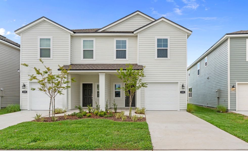 Davor Paired Home Exterior at The Landings at Pecan Park in Jacksonville