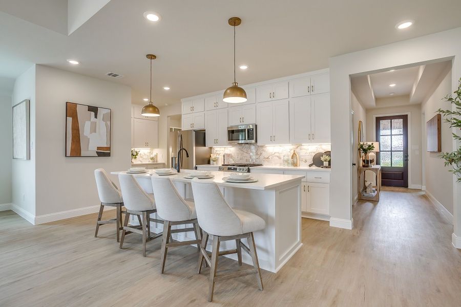 Furnished interior in a model home at Creekside in Royse City (Image 92).