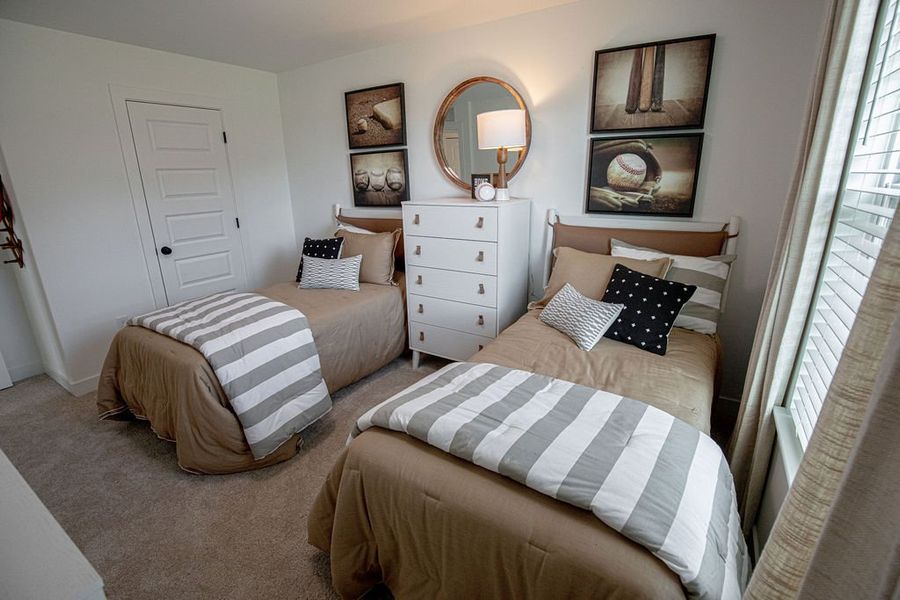 Furnished interior in a model home at The Townhomes at Union Depot in Bartlett (Image 31).