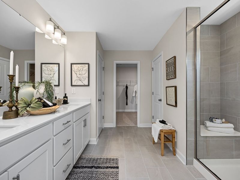 Furnished interior in a model home at Wellers Knoll in Lillington (Image 24).