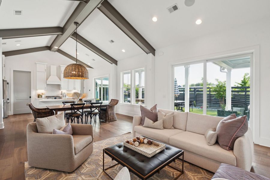 Furnished interior in a model home at The Domus Collection at Midtown Nexton in Summerville (Image 5).