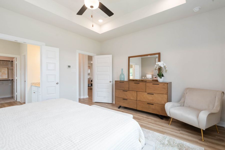 Furnished interior in a model home at Splendora Fields in Splendora (Image 20).