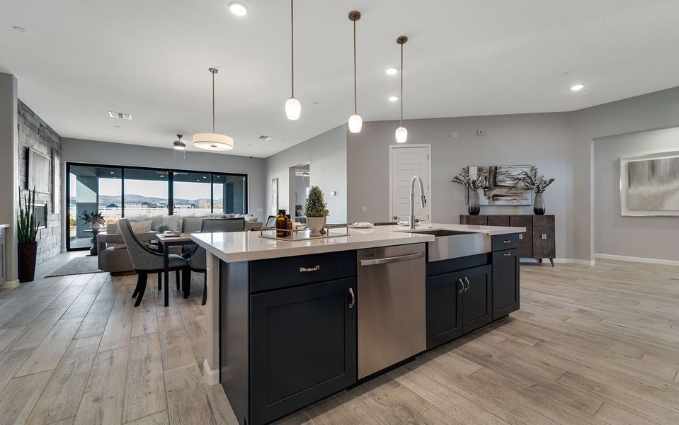 Furnished interior in a model home at Heritage Pointe in Chino Valley (Image 20).