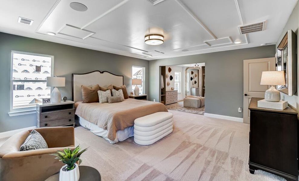 Furnished interior in a model home at Founders Club in Moore (Image 22).