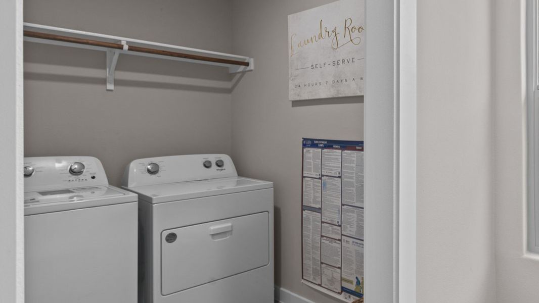 Furnished interior in a model home at Homestead at Parks Bell Ranch in Odessa (Image 29).