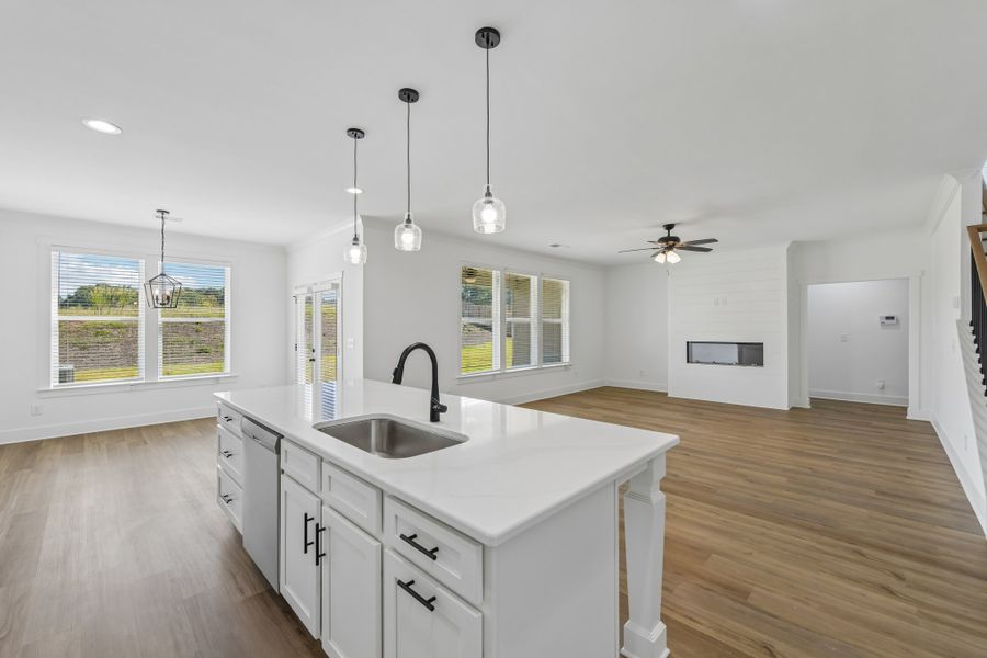Furnished interior in a model home at Magnolia Ridge in Monroe (Image 9).