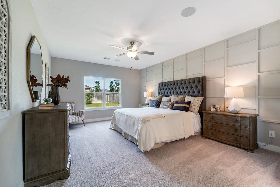 Furnished interior in a model home at Glen Oaks in Magnolia (Image 28). Furnished interior in a model home at Glen Oaks in Magnolia (Image 28).