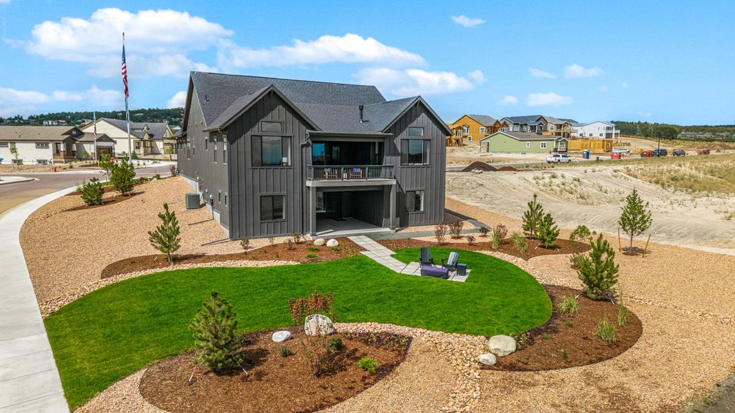 Front exterior of a home in the Jackson Creek community, located in Monument, CO (Image 39).