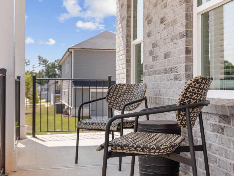 Exterior details of a home in Martin Springs - Cottage Series, Lawrenceville (Image 3).