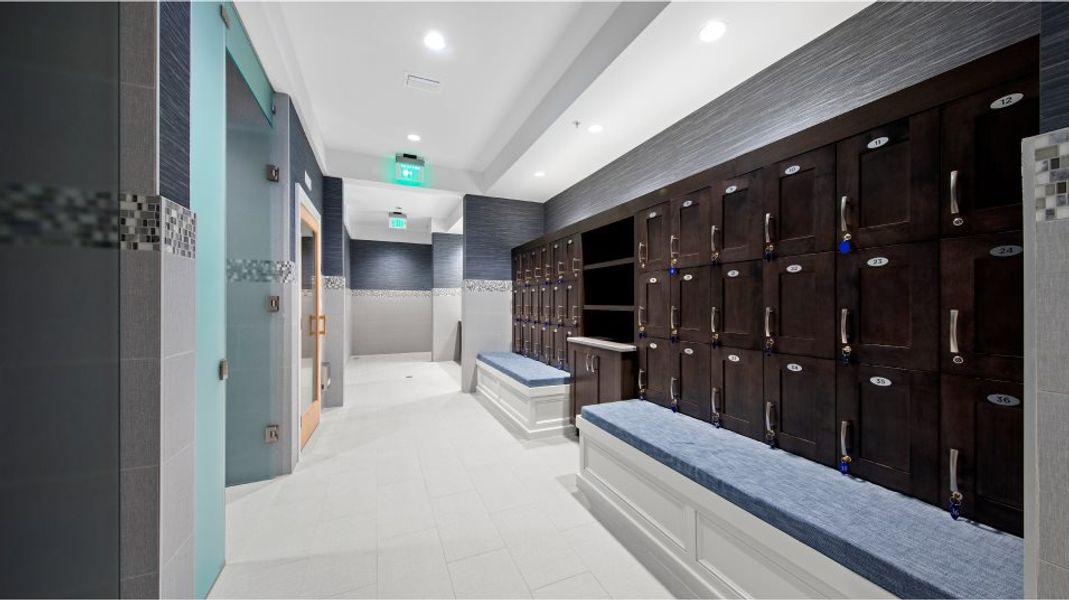 Wild Blue Sports Club Locker Room
