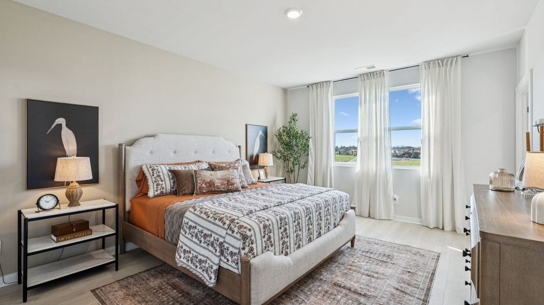 Furnished interior in a model home at Harvest Point in Spring Hill (Image 60).