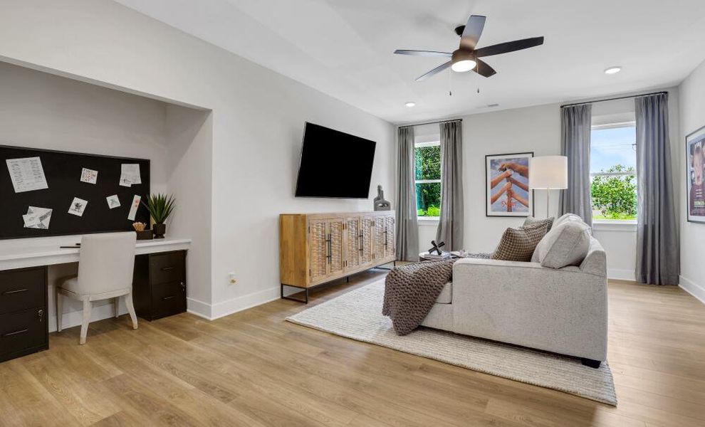 Furnished interior in a model home at Arbor West in Dawsonville (Image 21). Furnished interior in a model home at Arbor West in Dawsonville (Image 21).
