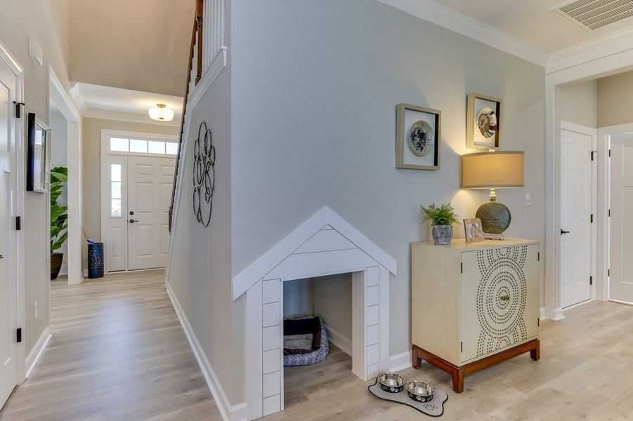 Furnished interior in a model home at Waterleigh in Moyock (Image 9).