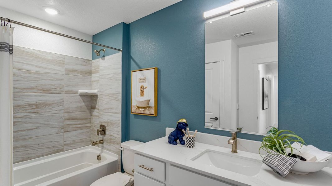 Furnished interior in a model home at Prairie Song in Windsor (Image 21). Furnished interior in a model home at Prairie Song in Windsor (Image 21).