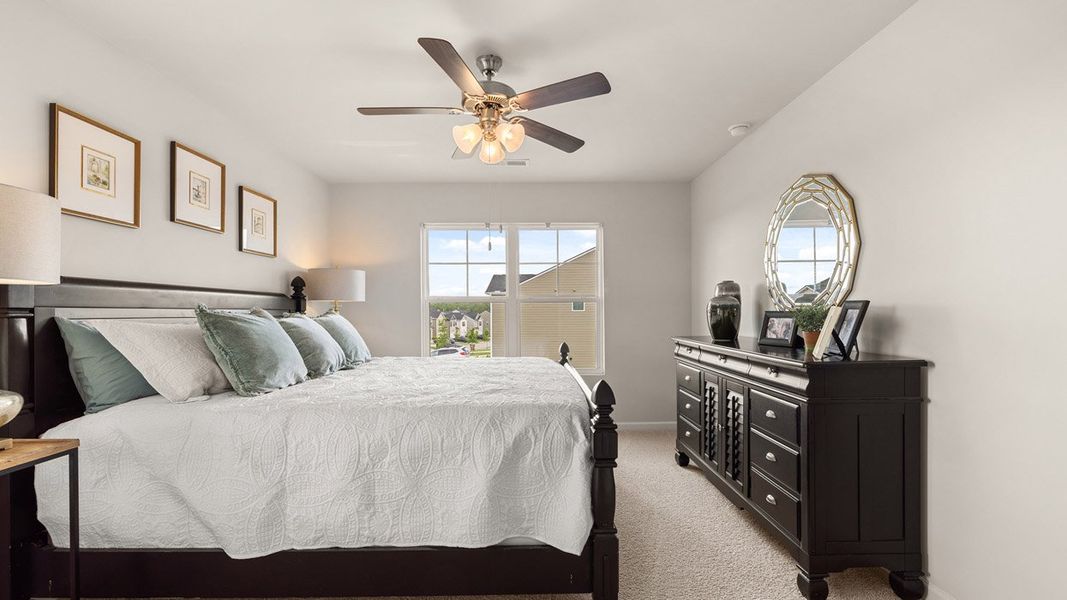 Furnished interior in a model home at Laurel Park Townhomes in Hephzibah (Image 16).