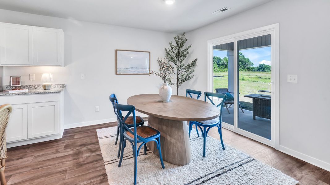 Furnished interior in a model home at Driftwood in Richlands (Image 15).