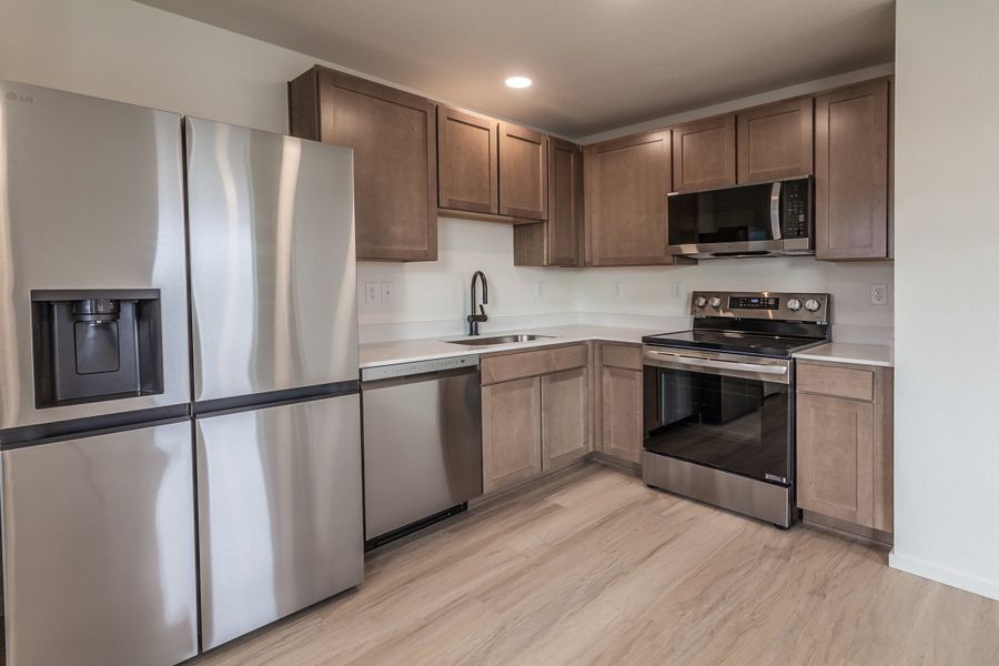 Furnished interior in a model home at Bloom in Fort Collins (Image 33).