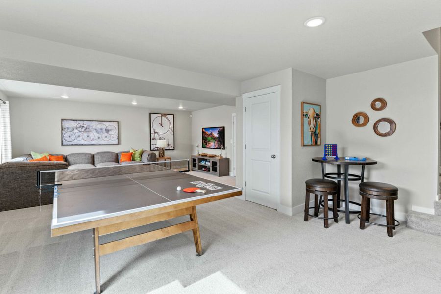 Furnished interior in a model home at The Trails at Aspen Ridge-2 in Colorado Springs (Image 18).