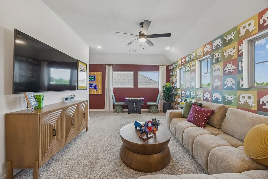 Furnished interior in a model home at Westpoint Park in Fort Worth (Image 21).