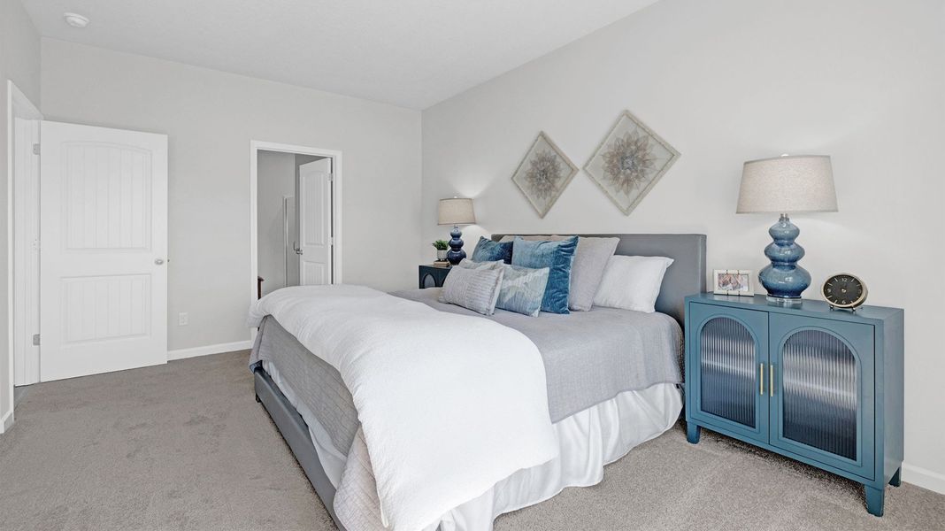 Furnished interior in a model home at Shiloh Springs in Jackson (Image 24).