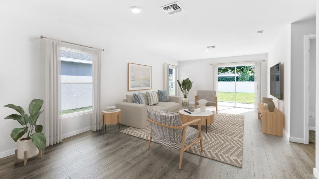 Furnished interior in a model home at Hemingway Pointe in Fort Myers (Image 39). Furnished interior in a model home at Hemingway Pointe in Fort Myers (Image 39).