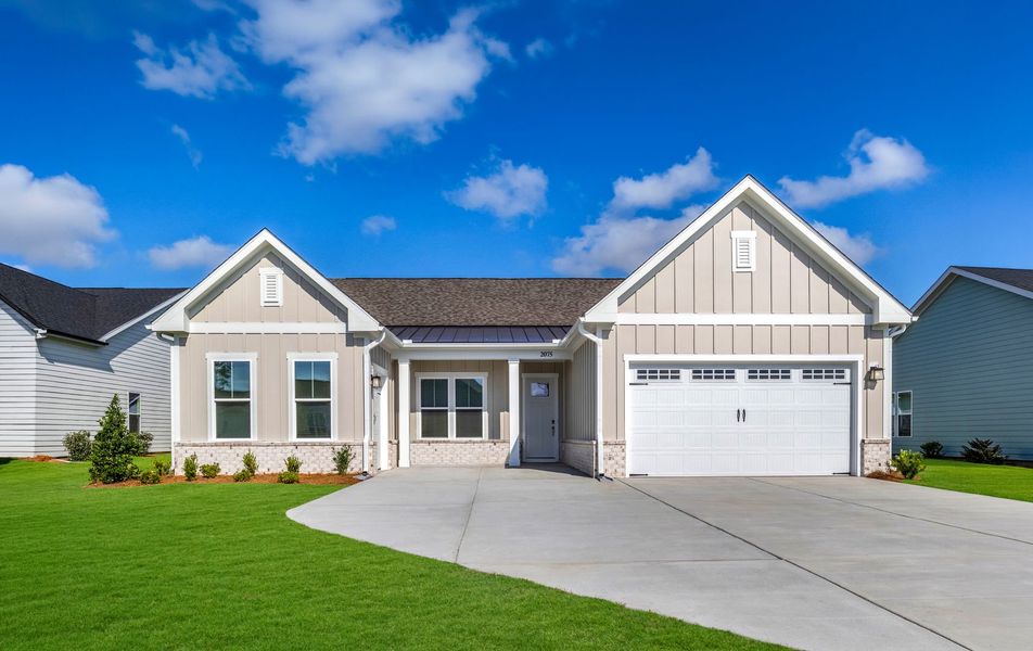 New Single Family Homes with Great Curb Appeal