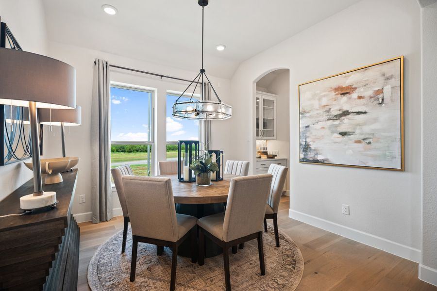 Furnished interior in a model home at Heath Golf and Yacht Club in Heath (Image 8).