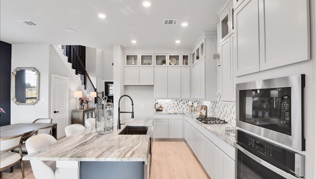 Furnished interior in a model home at Summer Place  35' in Montgomery (Image 70).