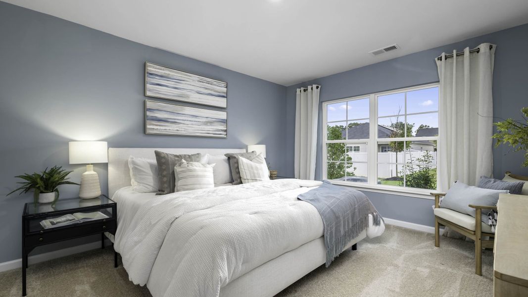 Furnished interior in a model home at Lacy Farm in Graham (Image 14). Furnished interior in a model home at Lacy Farm in Graham (Image 14).