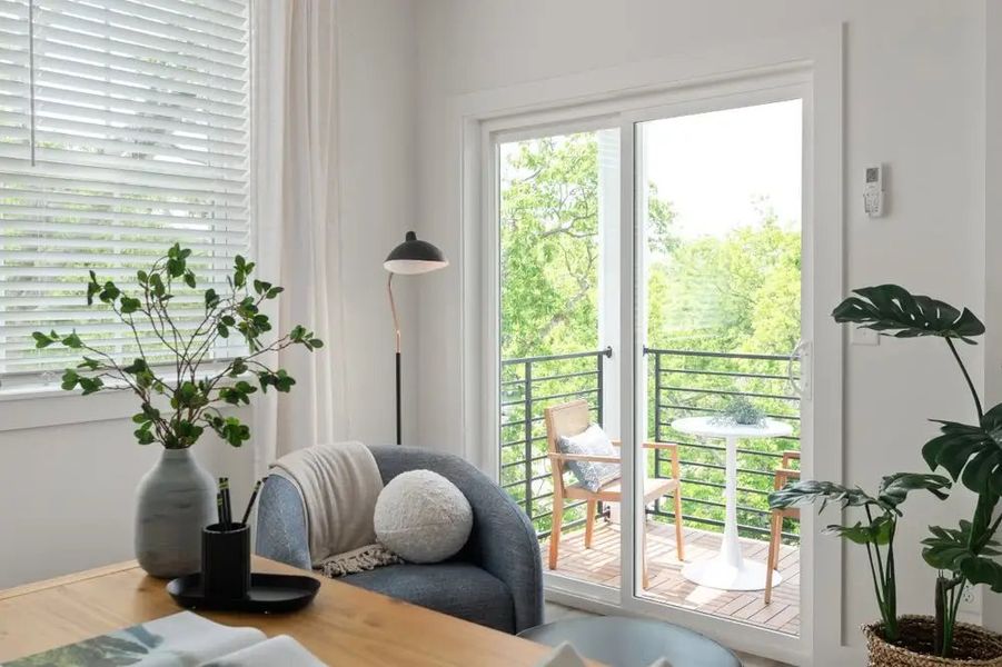 Furnished interior in a model home at Walton Station in Nashville (Image 3).