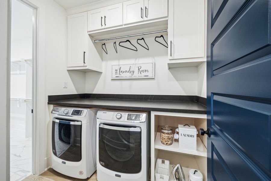 Furnished interior in a model home at Candela South - 50' in Richmond (Image 28).