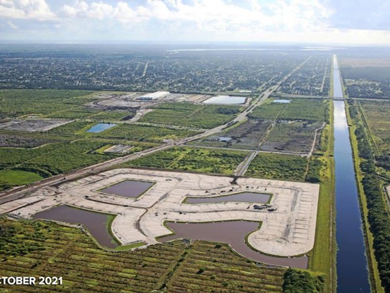 Site preparation and early development at BELTERRA in Port St. Lucie, FL (Image 122).