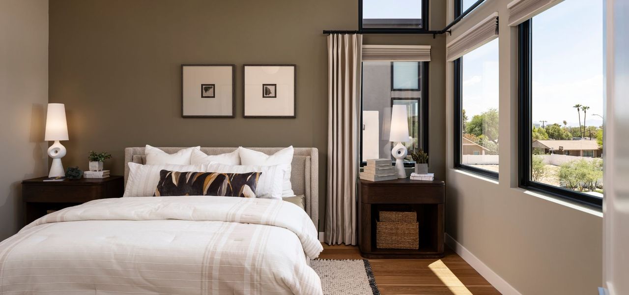 Furnished interior in a model home at Viridian in Phoenix (Image 13).