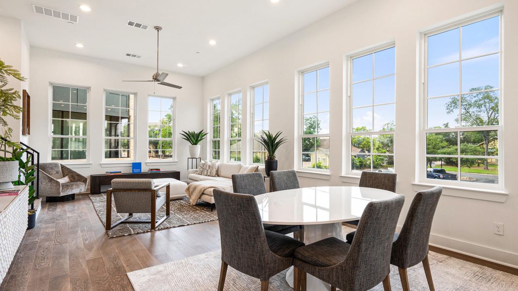 Furnished interior in a model home at Downtown Round Rock – The Depot in Round Rock (Image 4).