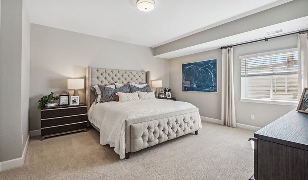 Furnished interior in a model home at Villa Bella in Pueblo (Image 25).