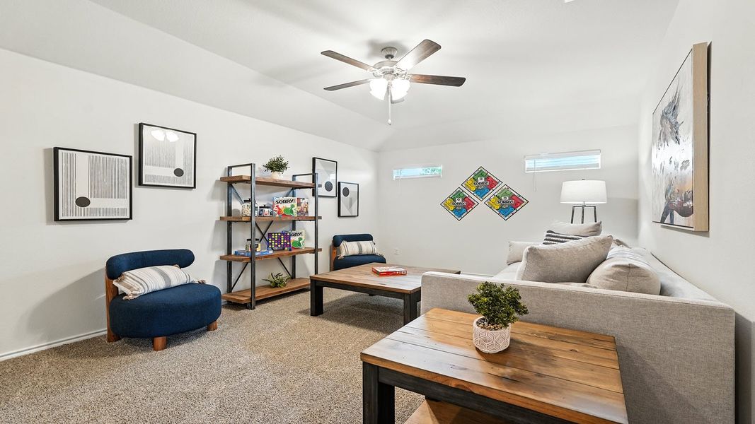 Furnished interior in a model home at The Reserve at Timber Creek in Lindale (Image 18).