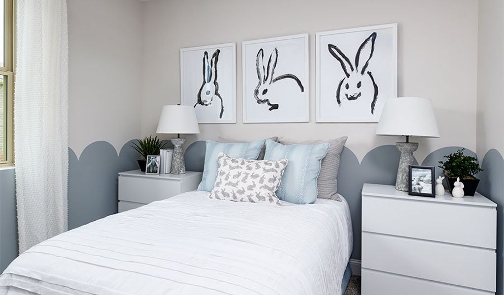 Furnished interior in a model home at Portfolio at La Jolla Vista in Goodyear (Image 4).