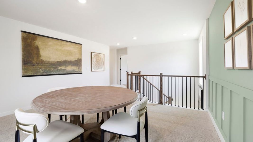 Furnished interior in a model home at Sycamore Cove in Woodruff (Image 22).