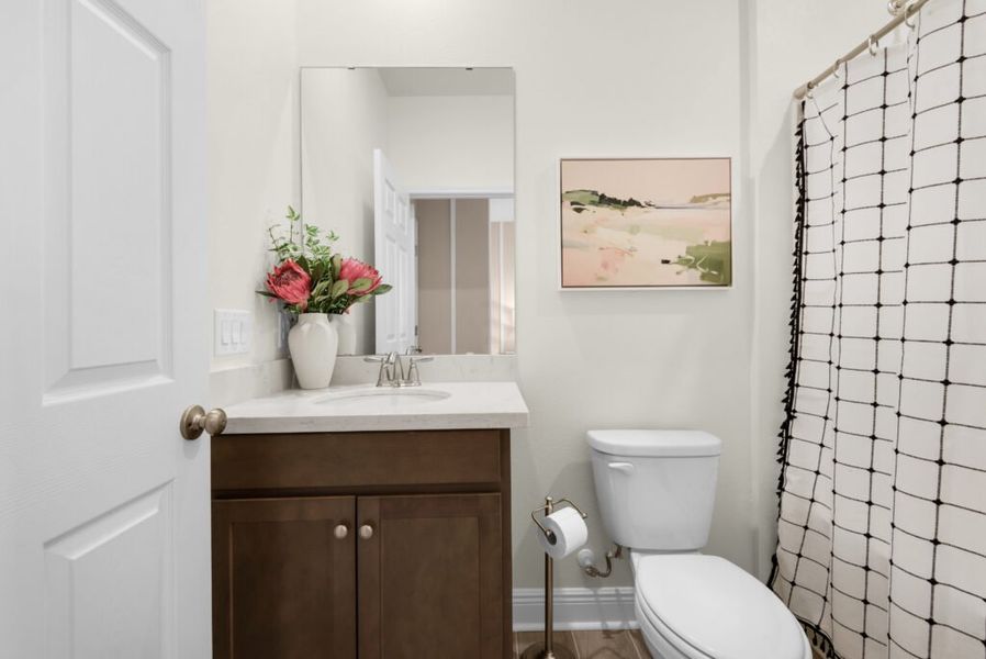 Furnished interior in a model home at Las Colinas in Milton (Image 24).