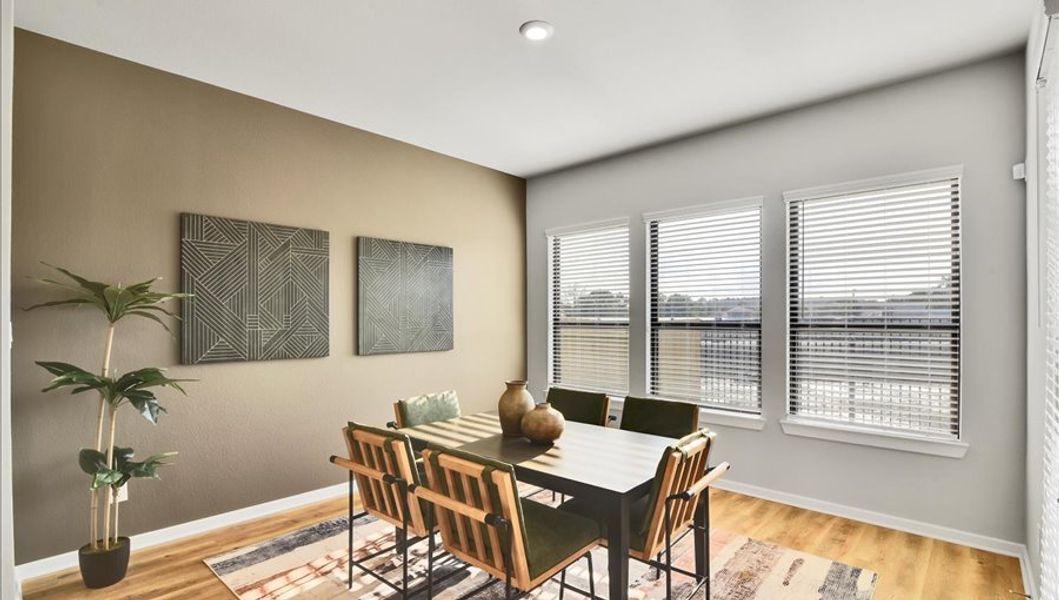 Furnished interior in a model home at Summer Place  35' in Montgomery (Image 41).