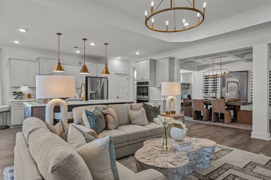 Furnished interior in a model home at Coastal Club of the Carolinas in Calabash (Image 22). Furnished interior in a model home at Coastal Club of the Carolinas in Calabash (Image 22).