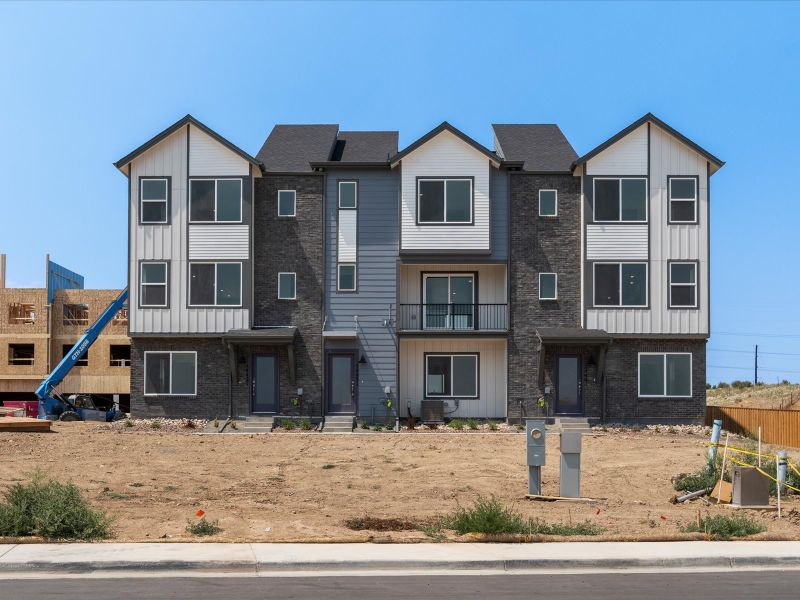 Cameron exterior images taken at a Meritage Homes community in Morrison, CO.