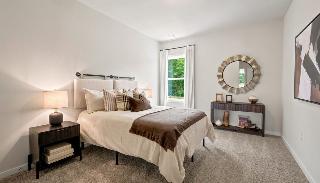 Furnished interior in a model home at Fowler Farms in Auburn (Image 105).