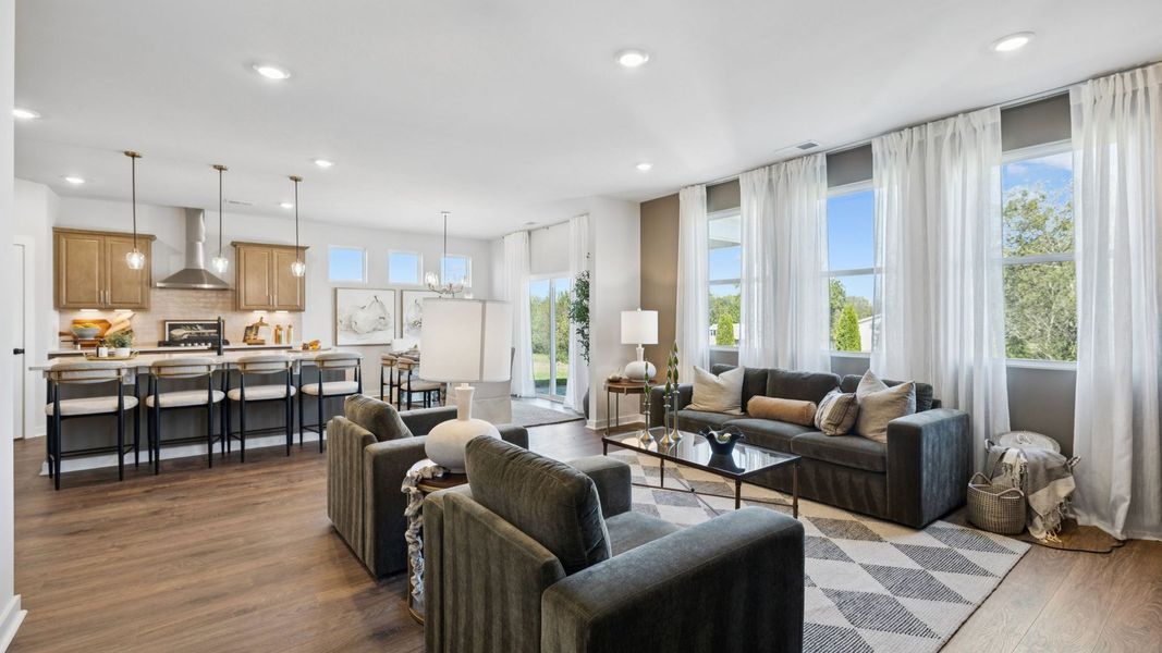 Furnished interior in a model home at Pottsview in Smyrna (Image 58).