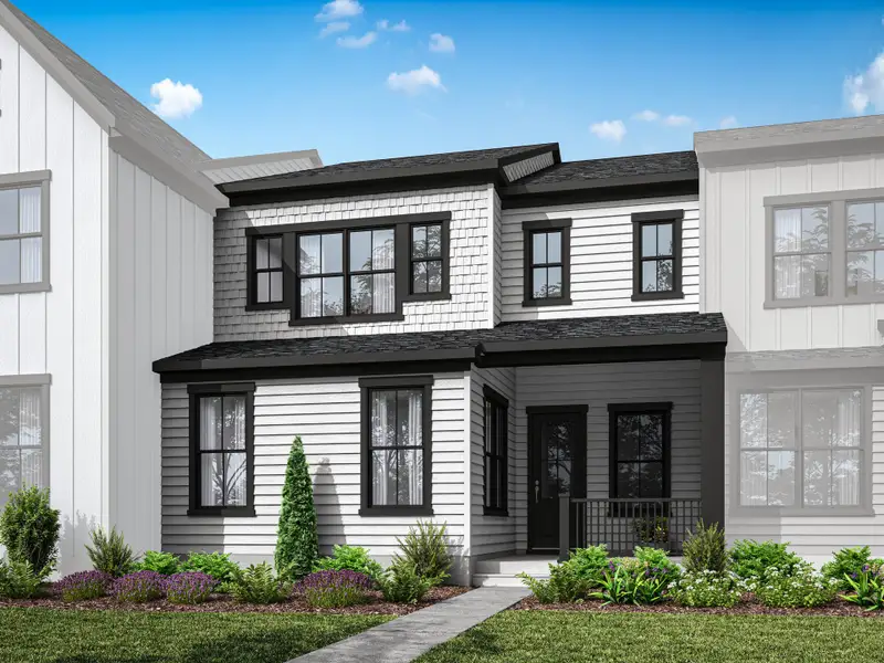 Front exterior of a home in the Seven Oaks community, located in Belmont, NC (Image 6).